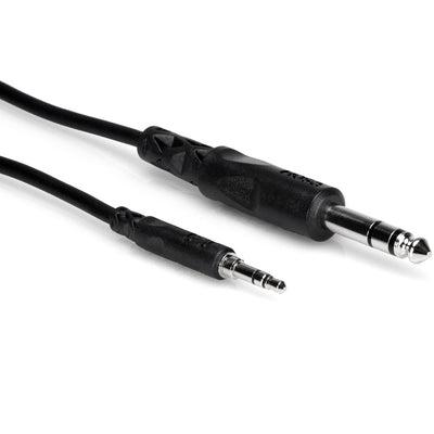 Hosa CMS-100 3.5mm TRS - 6.3mm TRS Stereo Interconnect Cable