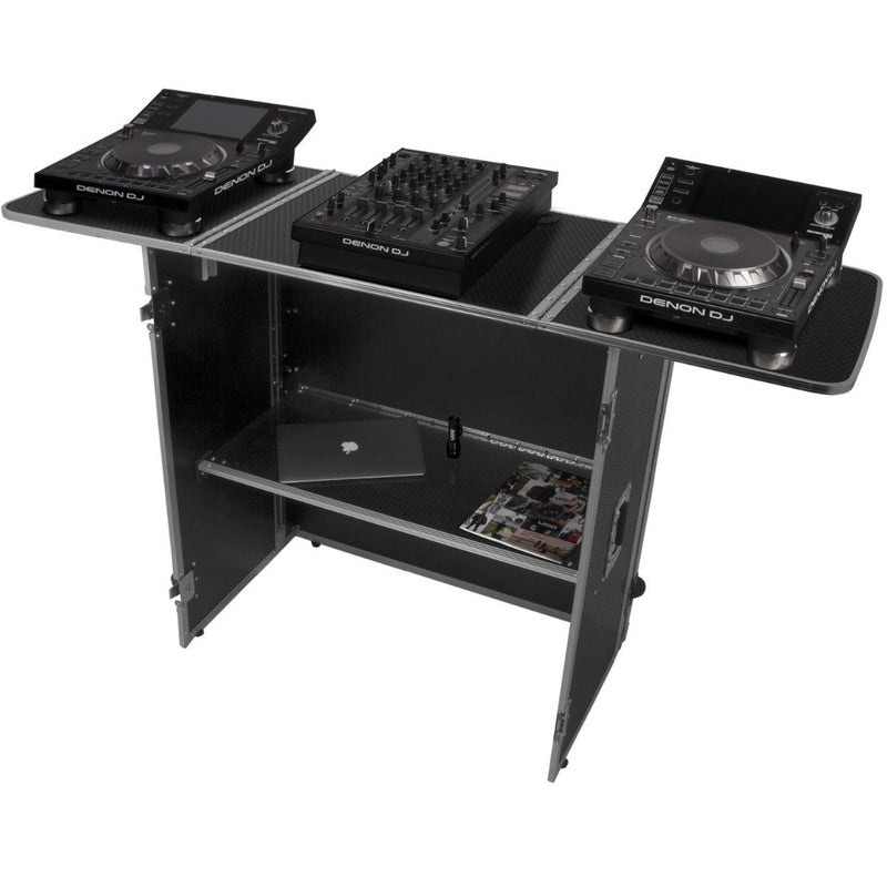 UDG Ultimate Fold Out DJ Table Silver MK2 Plus (Wheels)