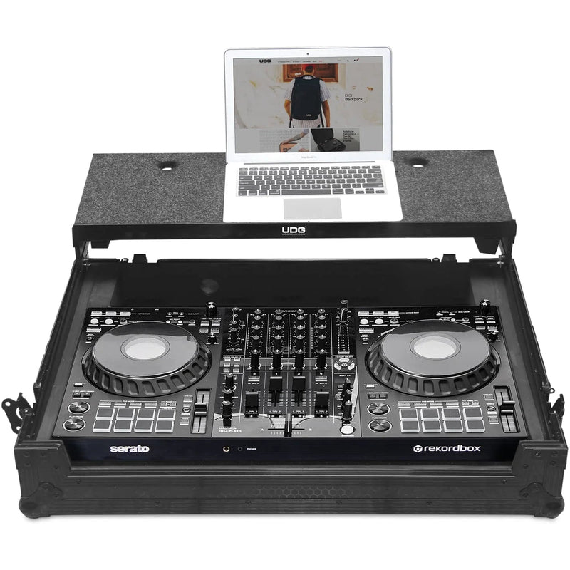 UDG Ultimate Flight Case Pioneer DDJ-FLX10 Black Plus