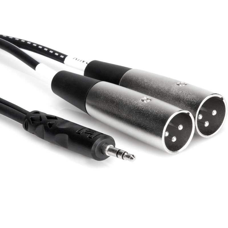 Hosa CYX-402M 3,5 mm TRS – Dual XLR-Male Y-Kabel 2 m