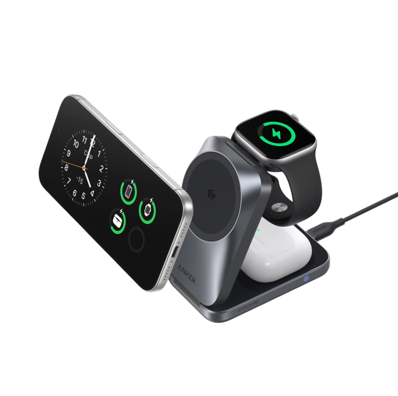Prime Wireless Charging Station (3-in-1, MagGo, AirCool, Foldable)