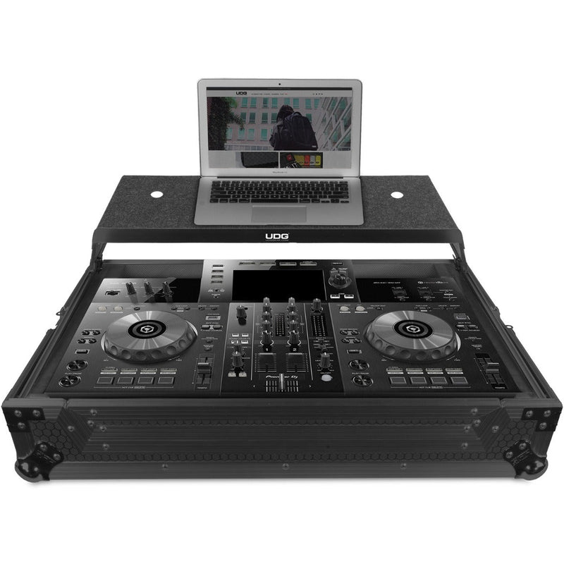 UDG Ultimate Flight Case Pioneer XDJ-RR Black Plus (Laptop Shelf)