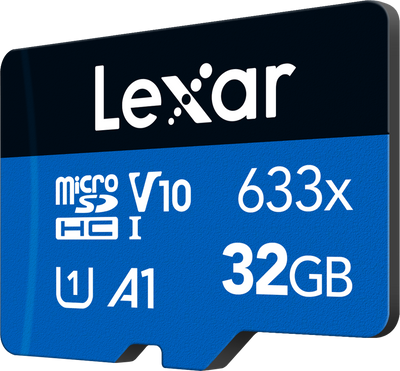 Lexar 633X microSDHC/SDXC (V10) R100 32GB Memory Card