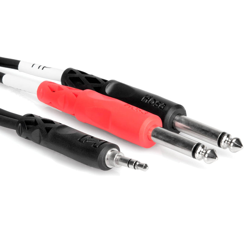 Hosa CMP-150 3,5 mm TRS – Dual 6,3 mm TS Y-Kabel
