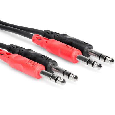 Hosa CSS-204 Dual 6.3mm TRS - Dual 6.3mm TRS Cable 4m