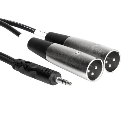 Hosa CYX-400M 3.5mm TRS - Dual XLR-Male Stereo Breakout Cable