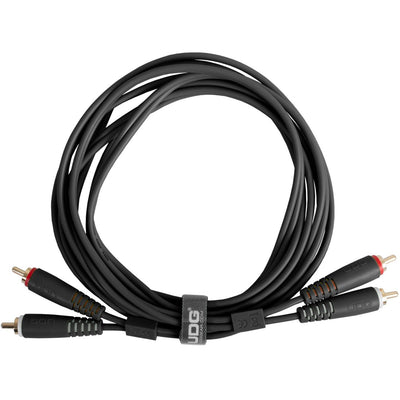 UDG Ultimate Audio Cable Set RCA - RCA Black Straight 3m