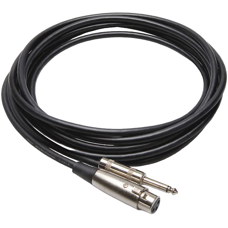 Hosa MCH-110 3-Pin XLR-Female - 6.3mm TS Cable 3m
