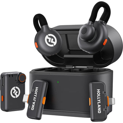 Hollyland Lark M2S Ultimate Combo (3RX - Camera, USB-C & Lightning)