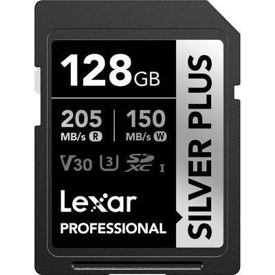 Lexar SDXC Silver Plus 1066X UHS-I U3, R205/W150 (V30) Memory Card